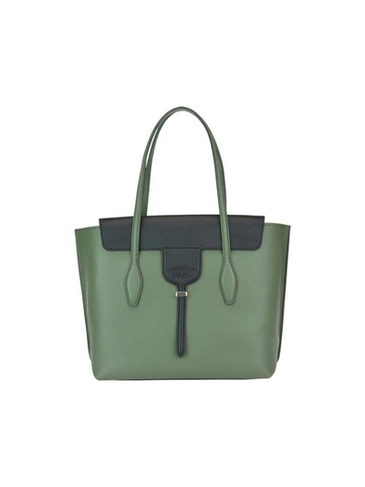 Shop Tod's Medium Joy Bag In Green