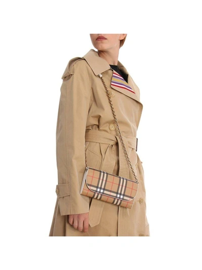 Shop Burberry In Camel