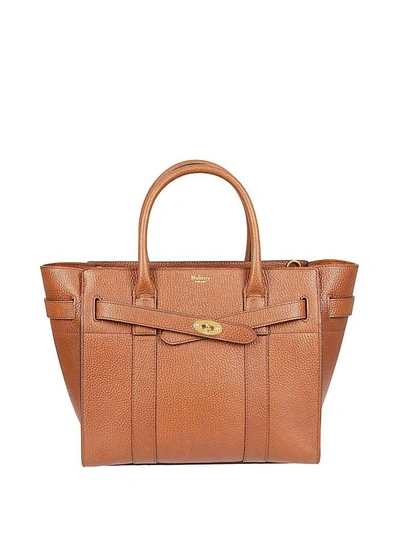 Shop Mulberry Bayswater Tote In Cuoio