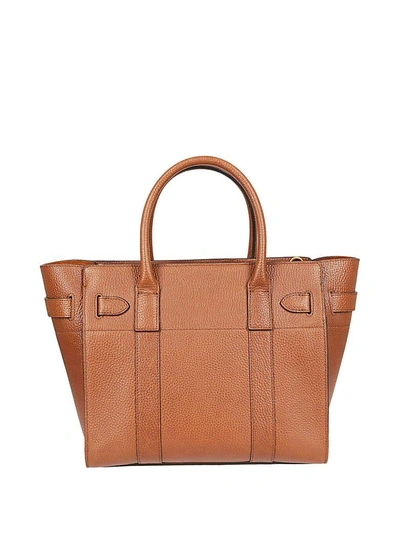 Shop Mulberry Bayswater Tote In Cuoio