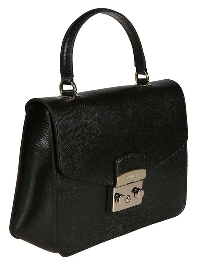 Shop Furla Metropolis Shoulder Bag In Black