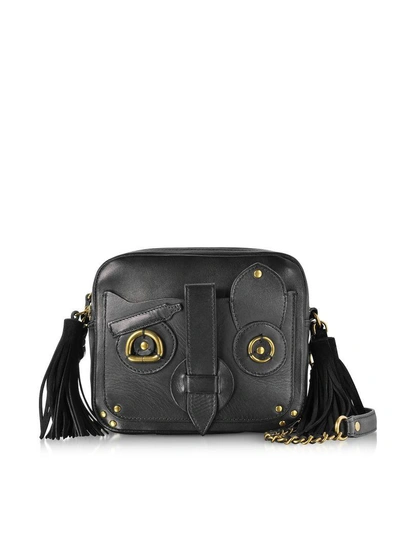 Shop Jérôme Dreyfuss Black Leather Pascal Shoulder Bag