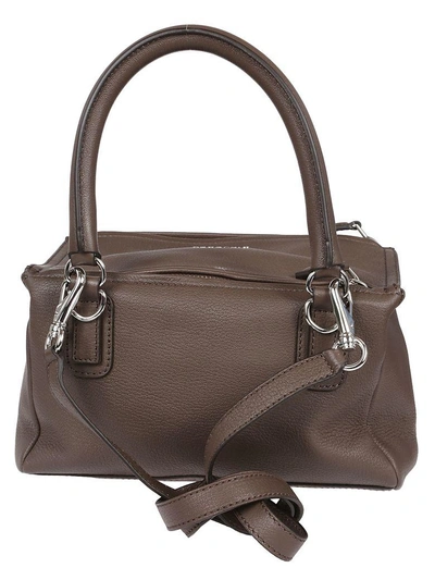 Shop Givenchy Small Pandora Tote In Heather Grey