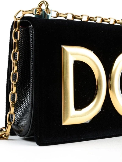 Shop Dolce & Gabbana Millennials Shoulder Bag In 8bnero/nero