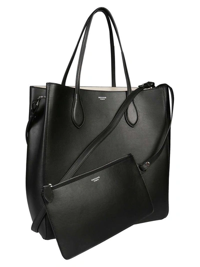 Shop Rochas Classic Shopper Bag In Black