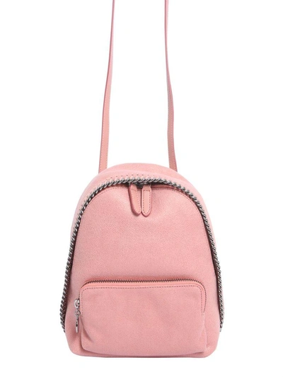 Shop Stella Mccartney Falabella Mini Backpack In Rosa