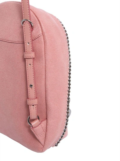Shop Stella Mccartney Falabella Mini Backpack In Rosa