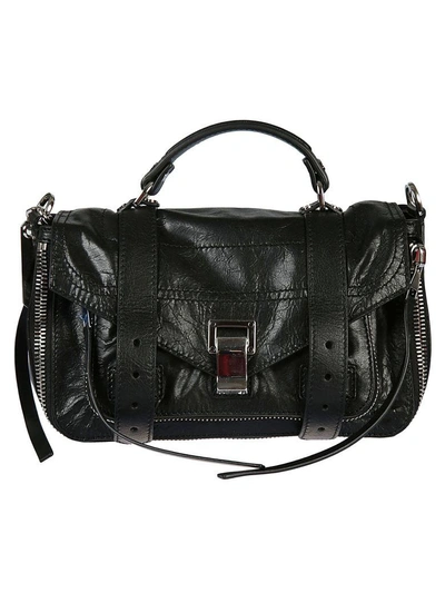 Shop Proenza Schouler Tiny Ps1 Crossbody Bag In Black