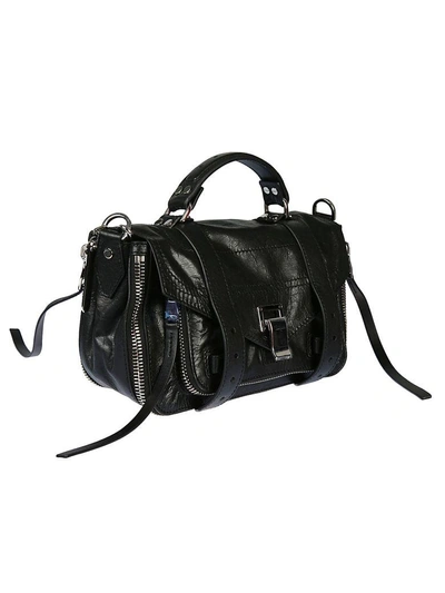 Shop Proenza Schouler Tiny Ps1 Crossbody Bag In Black