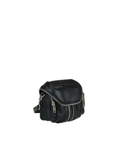 Shop Alexander Wang Micro Marti Bag In Black