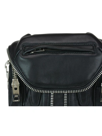 Shop Alexander Wang Micro Marti Bag In Black