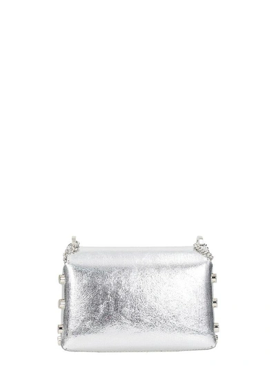 Shop Jimmy Choo Mini Lockett Bag In Silver