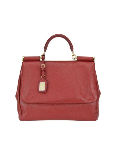 Shop Dolce & Gabbana Hand Bag In Ruby