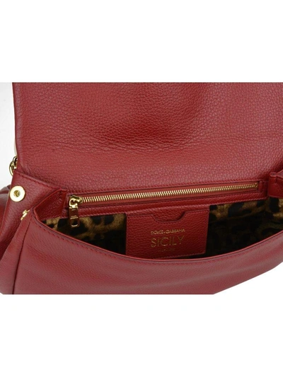 Shop Dolce & Gabbana Hand Bag In Ruby