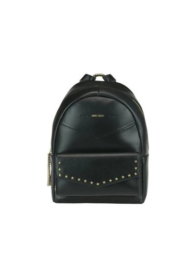 Shop Jimmy Choo Cassie Backpack In Black