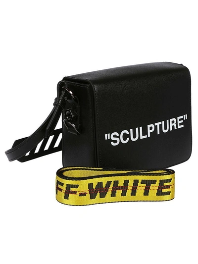 Shop Off-white Sculpture Shoulder Bag In Black White