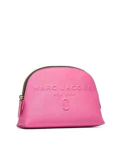 Shop Marc Jacobs Dome Cosmetics Clutch In Fuxia