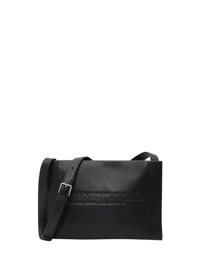 Shop Calvin Klein Geometric Crossbody Bag In Black