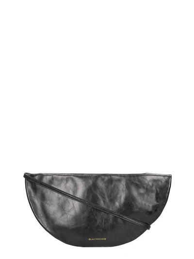 Shop L'autre Chose Alias Black Calf Leather Bag