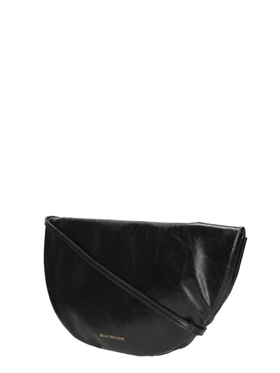 Shop L'autre Chose Alias Black Calf Leather Bag