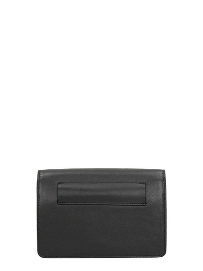 Shop Greymer Black Leather Shoulder Bag