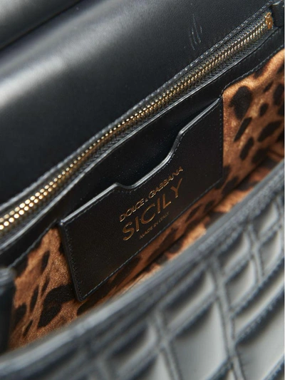 Shop Dolce & Gabbana 'sicily' Bag In Black