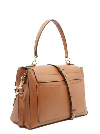 Shop Chloé 'faye' Bag In Brown