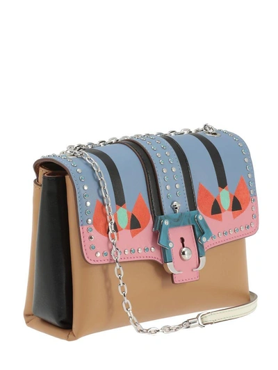 Shop Paula Cademartori Carine Love Bag In Geranium Pink