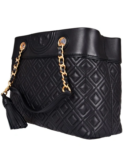Shop Tory Burch Fleming Small Tote In Black