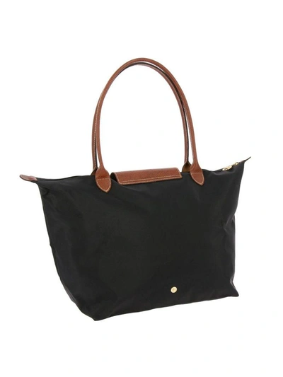 Shop Longchamp Shoulder Bag Shoulder Bag Women  In Black