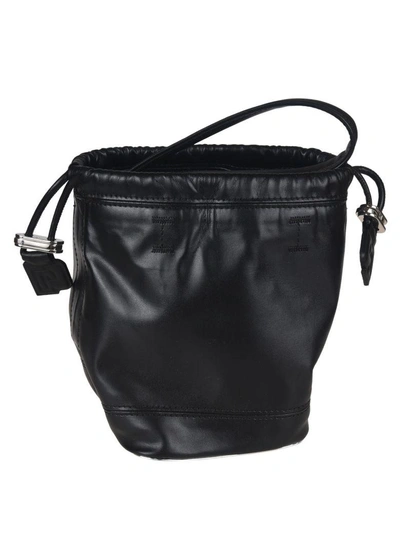 Shop Paco Rabanne Mini Bucket Shoulder Bag In Black