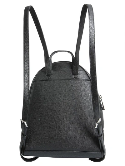 Shop Michael Michael Kors Medium Rhea Zip Backpack In Nero
