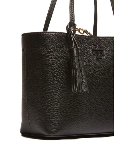 Shop Tory Burch Mcgraw Mini Tote In Nero