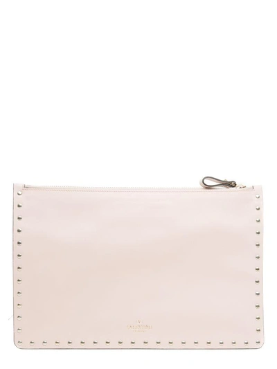 Shop Valentino Rockstud Bag In Pink