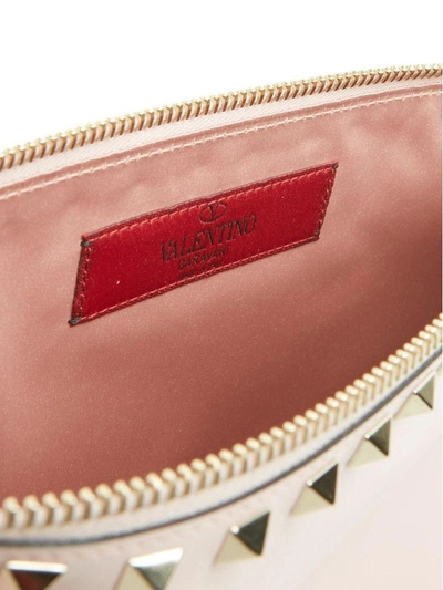 Shop Valentino Rockstud Bag In Pink