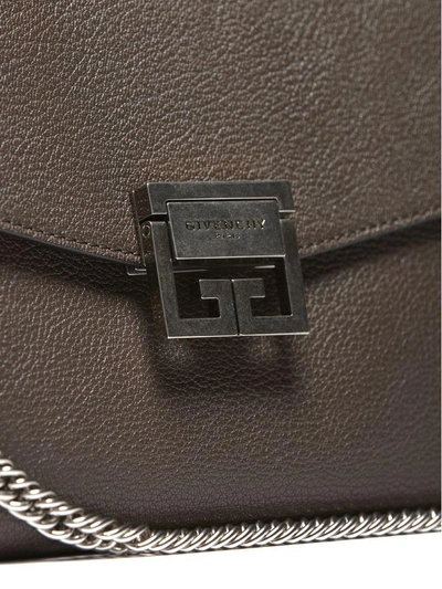 Shop Givenchy Medium Gv3 Shoulder Bag In Moro