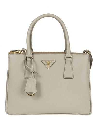 Shop Prada Galleria Tote In Pomice