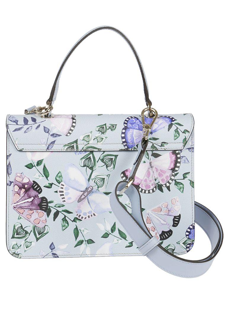 Furla Butterfly Print Fiordaliso Shoulder Bag In Azzurro | ModeSens