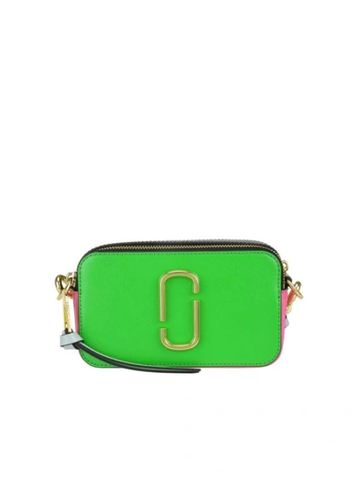 Shop Marc Jacobs Snapshot Bag In Jade Multi