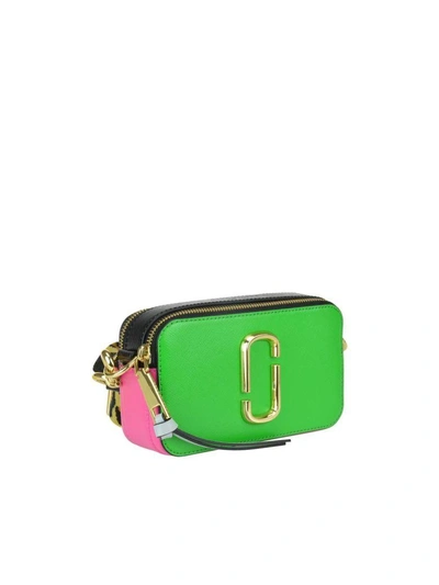 Shop Marc Jacobs Snapshot Bag In Jade Multi