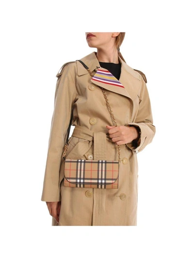 Shop Burberry In Camel