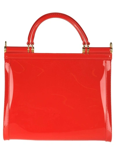 Shop Dolce & Gabbana Sicily Rubber In Red