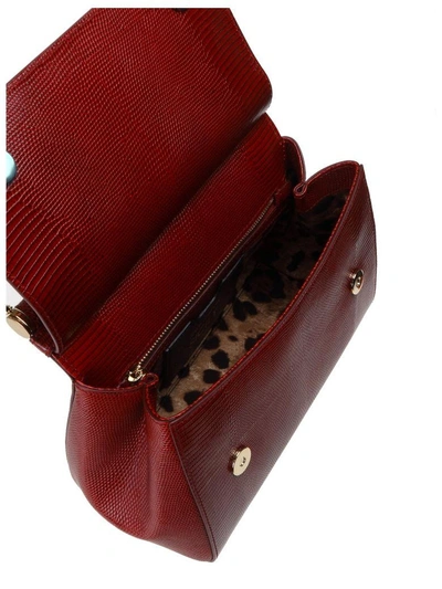 Shop Dolce & Gabbana 2023-24FW Small sicily bag in dauphine calfskin  (BB7116A100180001, BB7116A100180999) by Kaocio