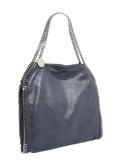 Shop Stella Mccartney Falabella Small Tote In Blu