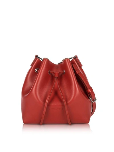 Shop Lancaster Pur Treasure Small Bucket Bag In Red