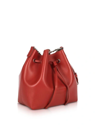 Shop Lancaster Pur Treasure Small Bucket Bag In Red