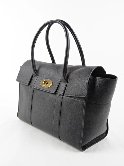 Shop Mulberry Bayswater Small In Ablack