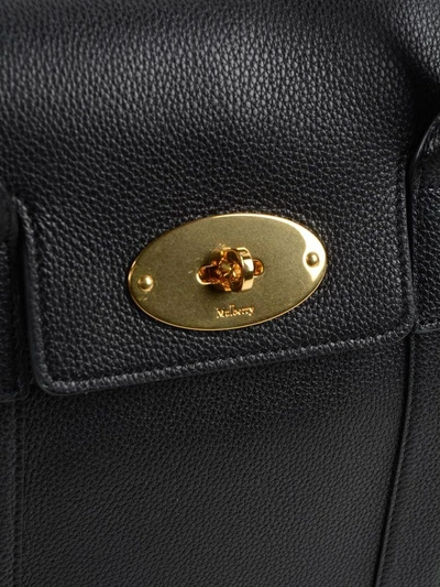 Shop Mulberry Bayswater Small In Ablack