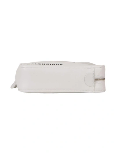 Shop Balenciaga White Triangle Duffle Xs Bag