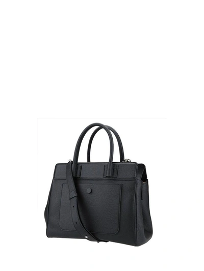 Shop Tod's Double T Satchel Small Bag In Nero